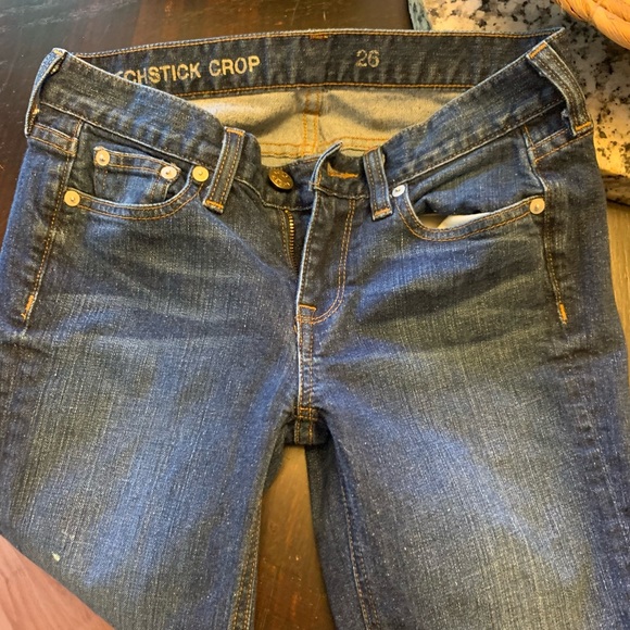 J. Crew matchstick crop sz 26 inseam 26-27” like new - Picture 2 of 7
